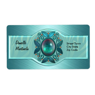 Rótulos Elegantes Etiquetas Pessoais Nome Adesivos