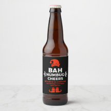 Rótulos Engraçados de Cerveja de Natal