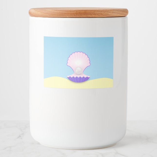 Rótulos Para Comida Delicar Seashell (Frente)