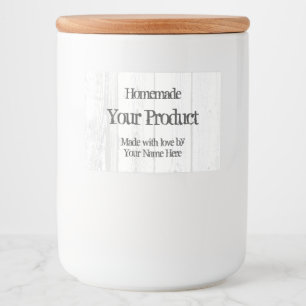 Rótulos Para Comida Frasco de pedreiro de colocação em latas de