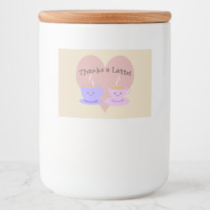 Rótulos Para Comida Obrigados a Latte