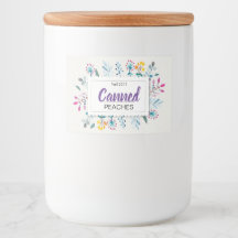 Pêssegos Enlatados Florais primavera