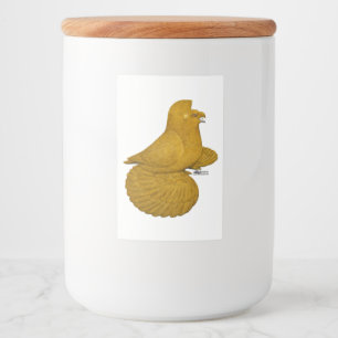 Rótulos Para Comida Trumpeter Pigeon Amarelo
