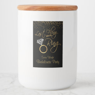 Rótulos Para Comida Último Fling antes do anel Bachelorette - ouro