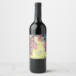 Rótulos Personalizados de Garrafa de Vinho de Vinh