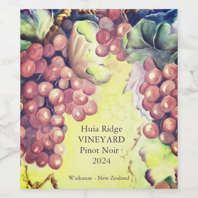 Rótulos Personalizados de Garrafa de Vinho de Vinh (Rótulo Único)