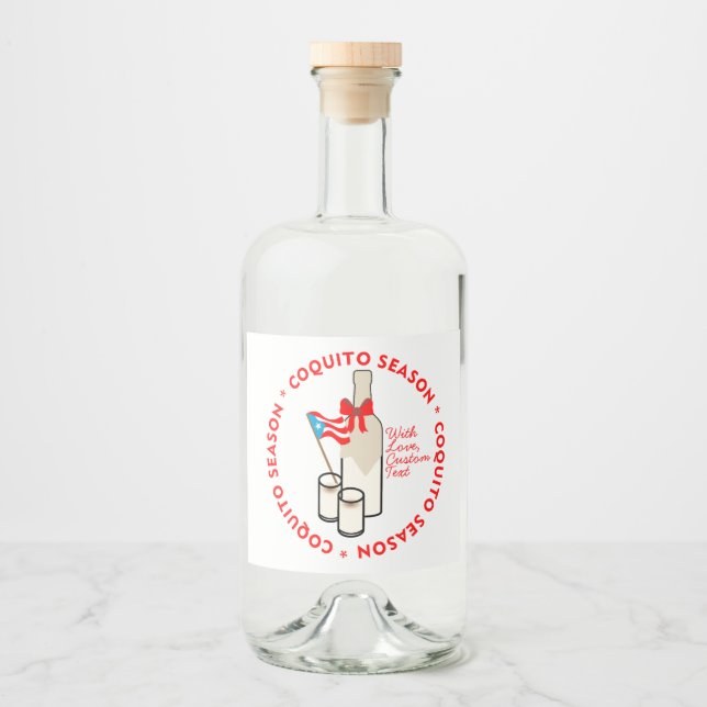 Rótulos Personalizados para Garrafas de Licor da T (Frente)
