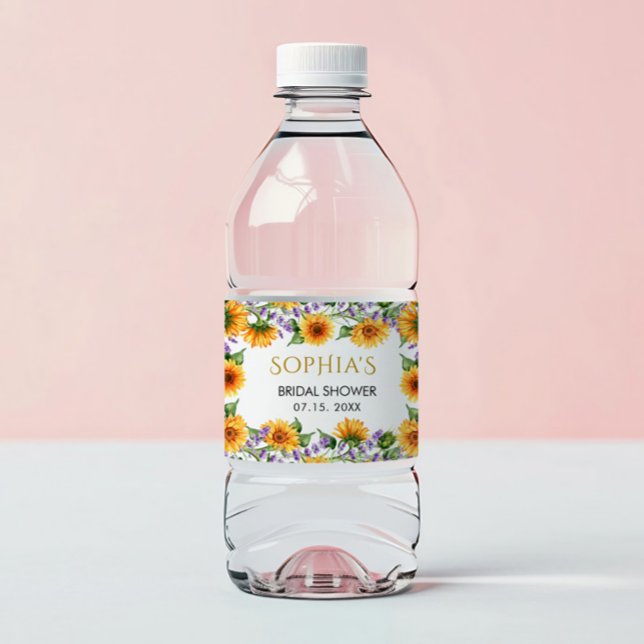 Rótulos Russos de Girassóis e Lavandas de Água Bri (Criador carregado)