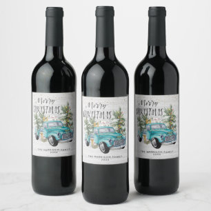Rótulos Russos de Vinho de Caminhão Azul