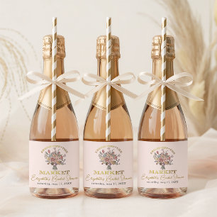 Rótuo de Vinho Espumante Mini Chá de Noiva Fresco