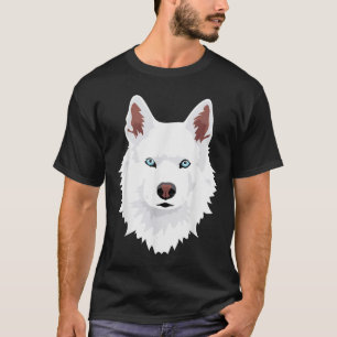 Rouco - Camiseta De Cabelo Siberiano - Cão Branco