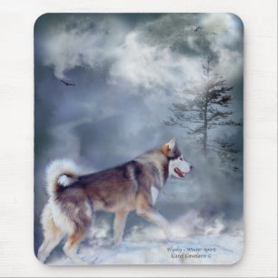 Rouco - espírito Mousepad do inverno