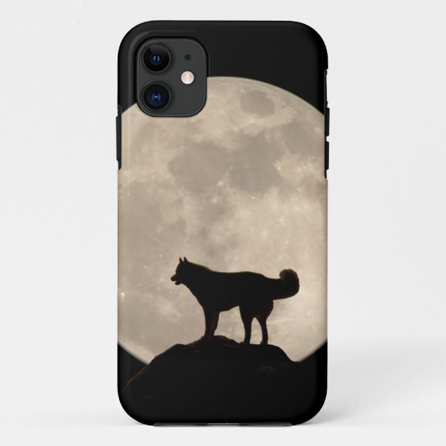 Rouco iPhone 5 Casos Capas de Cachorro Siberian Hu (Verso)