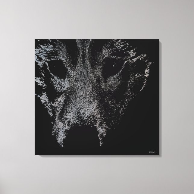 Rouco Pup Rouco Wolf Dog Impressão (Frente)