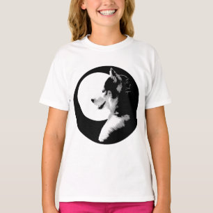 Rouco T-Shirt Girls Sled Dog Rouco Ringer Shirt