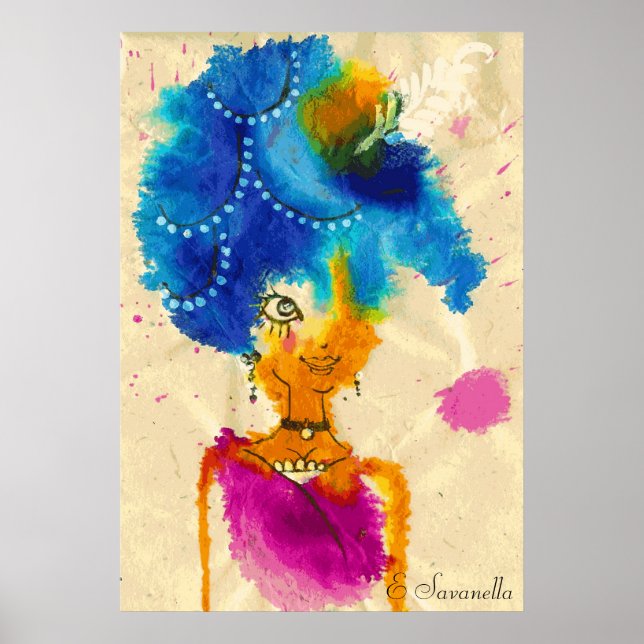 Rouge Girl Poster (Frente)