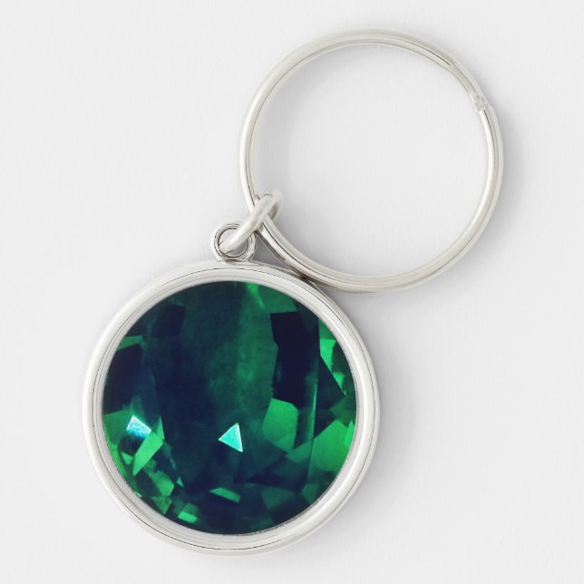 Round Emerald Chaveiro (Frente)