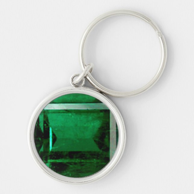 Round Emerald Chaveiro (Frente)