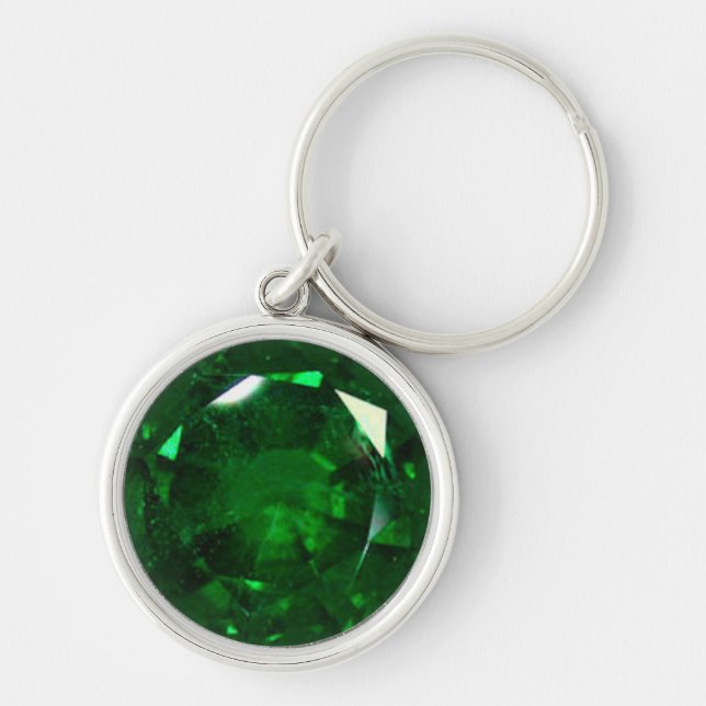 Round Emerald Chaveiro (Frente)