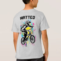 Roupa Bmx - Nome Personalizado Da Camisa T Bmx