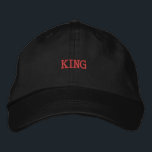 ROUPA Casual Preta KING - Boné de Caminhoneiro For<br><div class="desc">Transforme sua aparência cotidiana com este boné ajustável preto com bordado “KING” da Paasam. O bordado premium costurado oferece um acabamento luxuoso e nítido que aprimora a moda casual moderna sem esforço.</div>