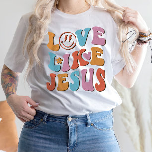Roupa cristão, camisas cristãs, amor como Jesus