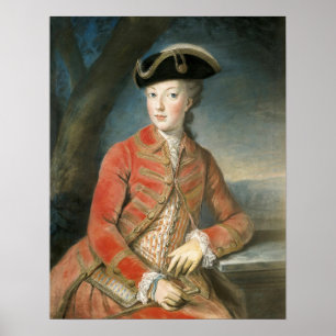roupa de caça da Poster Marie Antonieta
