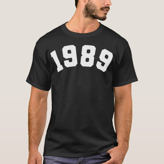 Roupa De Camisas Retro 1989 Para Homens (Frente)