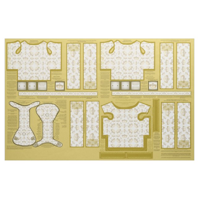 roupa de Yorkie das tiaras que sewing o tecido do (Jarda)