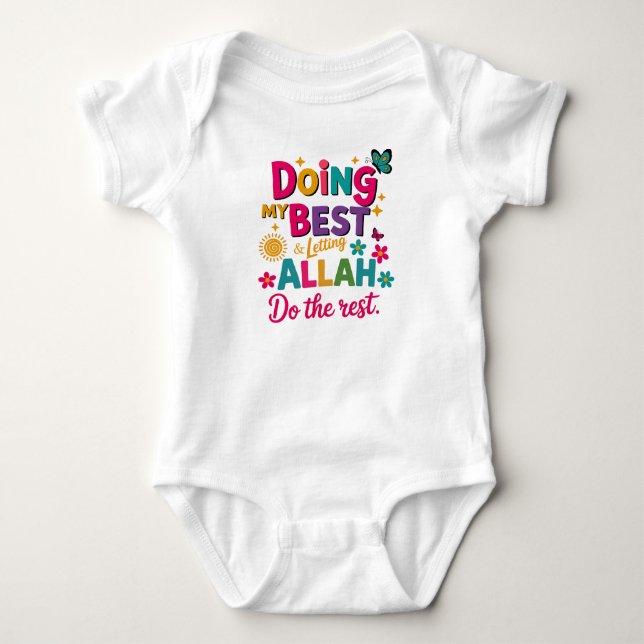 Roupa Infantil Islâmica de Camiseta (Frente)