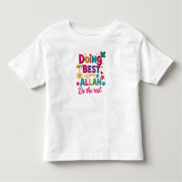 Roupa Infantil Islâmica de Camiseta