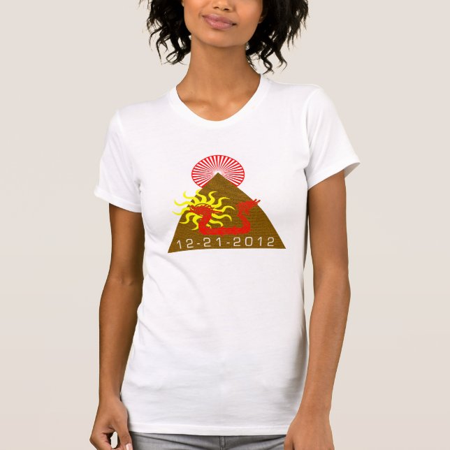 Roupa "Kukulkan maia " de 2012 t-shirt das camisas (Frente)