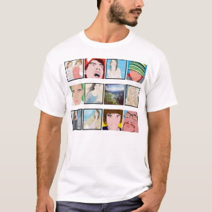 Roupa personalizado foto da camisa do mosaico de