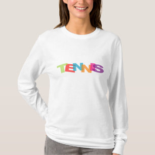 Roupa-tênis feminino Camisa de manga comprida d
