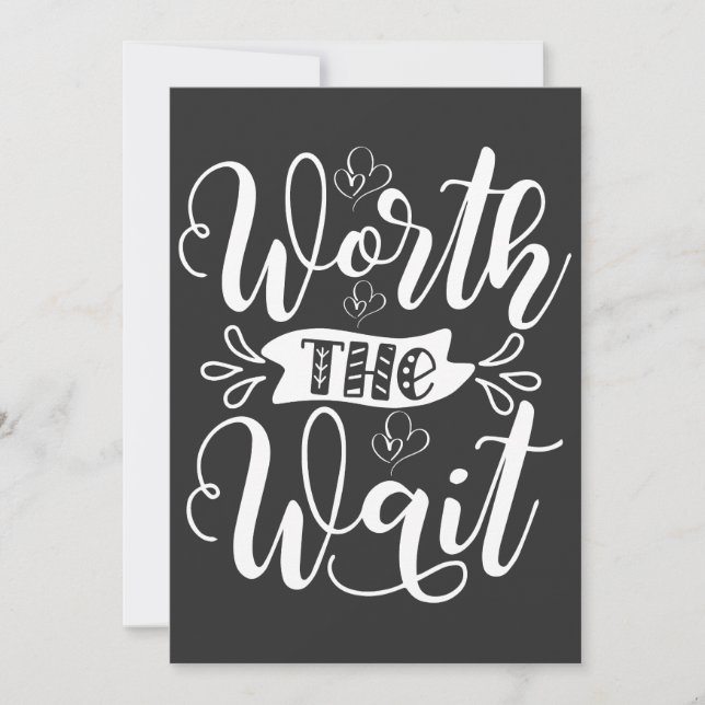 Roupa Worth the Wait, anúncio de Bebê Arco-íris (Frente)