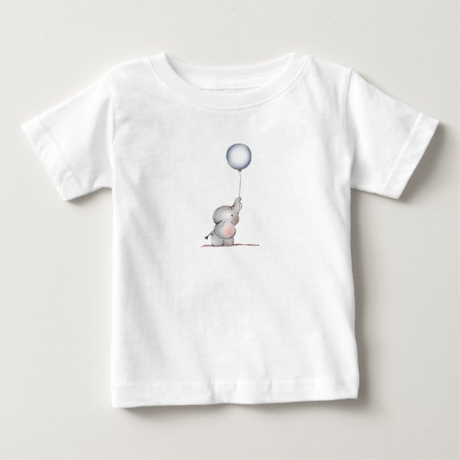 Roupas de Bebê Camiseta - Luna e seu Balão (Frente)