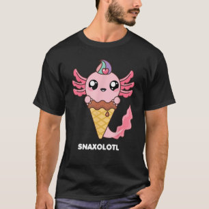 Roupas de camisas Axolotl para raparigas Peixes-de