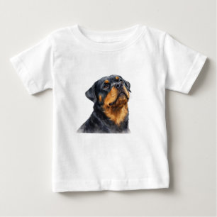 Roupas de Camiseta para Bebê Rottweiler