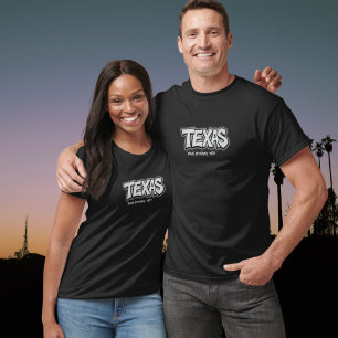 Roupas de vestuário de camiseta do estado do Texas