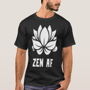 Roupas de Yoga da Flor de Lótus Zen Camiseta Espir