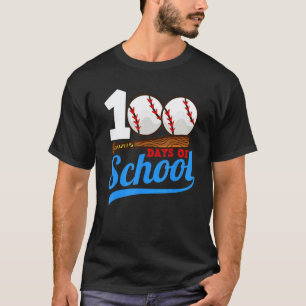 Roupas do 100º Dia de Escola Camisa de Baseball do
