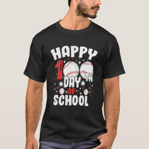 Roupas do 100º Dia de Escola Camisa de Baseball do