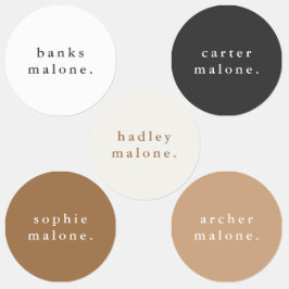 Roupas Infantis Simples Etiquetas Impermeáveis