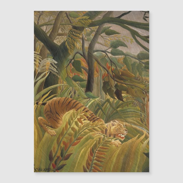 Rousseau Arte Tropical de Tigres (Frente)
