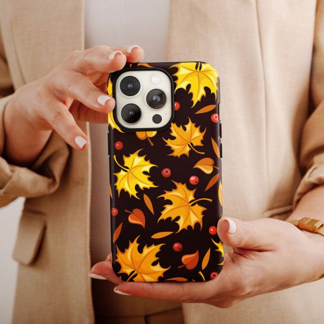 Rowan Berries Fall Leaves iPhone 13 Case-Mate (Criador carregado)