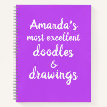 Roxa do Sketchbook e Desenhos Personalizados