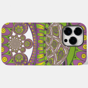 Roxo Africano e Caleidoscópio Amarelo Tradicional