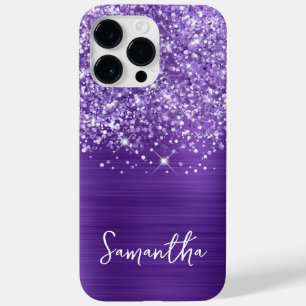 Roxo ametista cintilante Glam Nome
