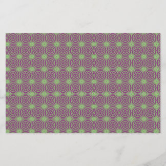 Roxo com Artesanato verde de padrão de disquete