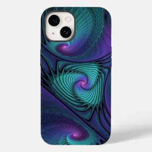 Roxo Conhece Arte Fractal Abstrato moderna Turques